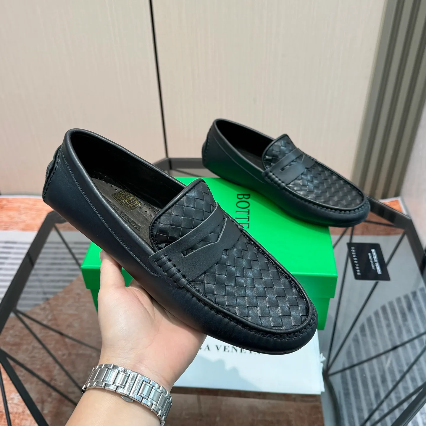 Men's shoes 💰560 [Botte* Venetta (BV)] Official website synchronization, high-end quality! 38-45